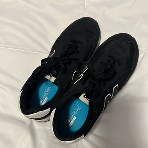 New Balance Black and White Athletic Shoes